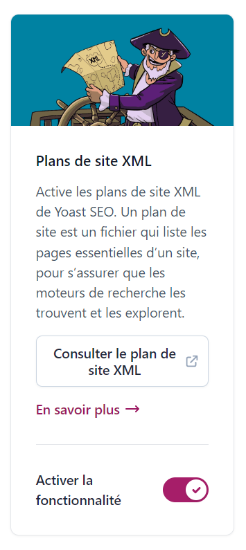 Créer un plan de site XML avec Yoast SEO